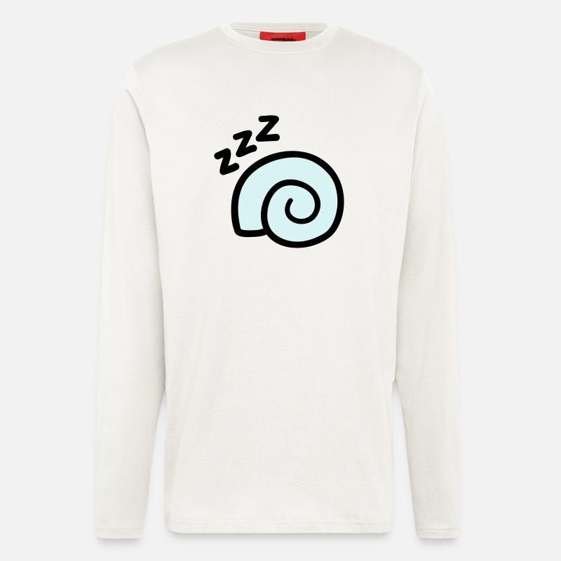 Sleeping snail - Longsleeve - made by SPREAD  - OFF WHITE