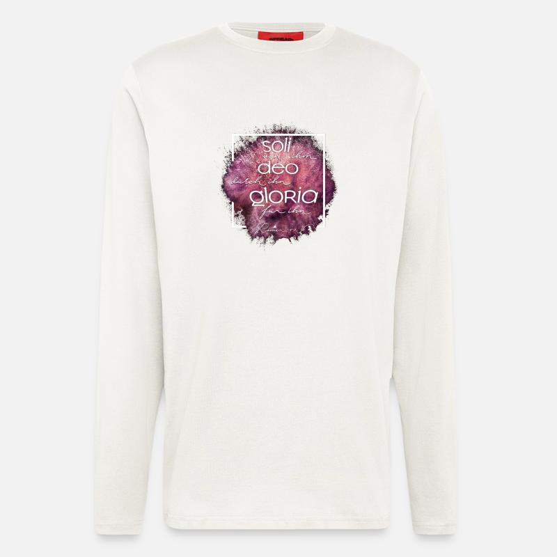 soli deo gloria - Langarmshirt - made by SPREAD  - OFF WHITE