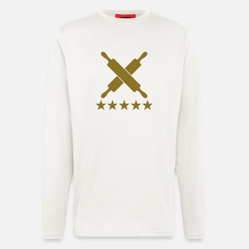 rolling pin deluxe - Longsleeve - made by SPREAD  - OFF WHITE