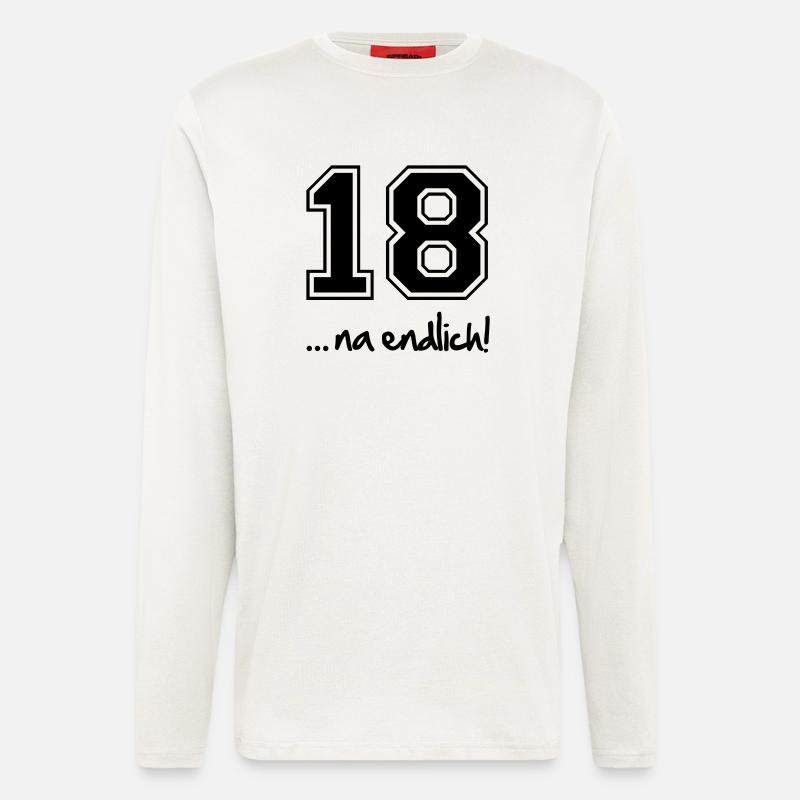 18,na endlich - Longsleeve - made by SPREAD  - OFF WHITE