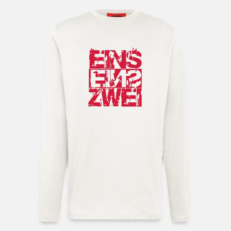 einseinszwei - Langarmshirt - made by SPREAD - OFF WHITE
