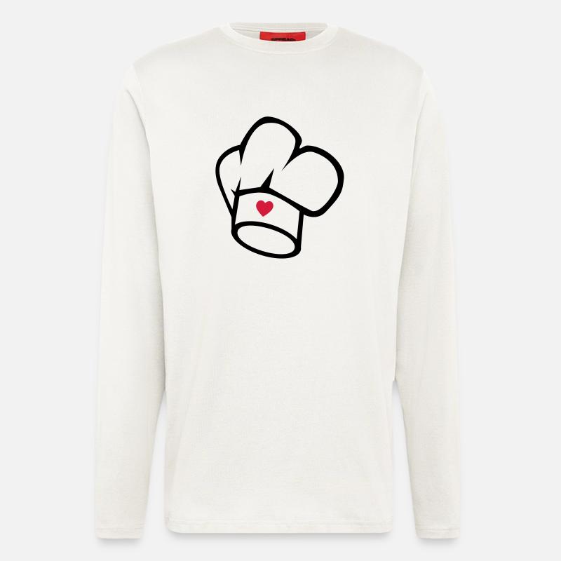 Kochmütze - Langarmshirt - made by SPREAD  - OFF WHITE