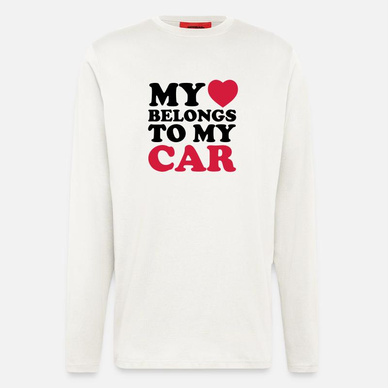MHBTM car - Langarmshirt - made by SPREAD  - OFF WHITE