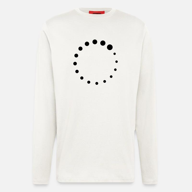 Loading Circle - Longsleeve - made by SPREAD  - OFF WHITE