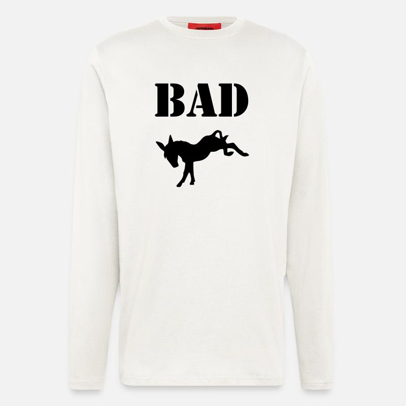 Bad Ass - Longsleeve - made by SPREAD  - OFF WHITE