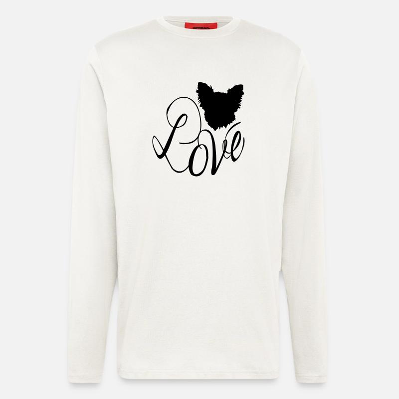 Chihuhuahua Love - Langarmshirt - made by SPREAD  - OFF WHITE