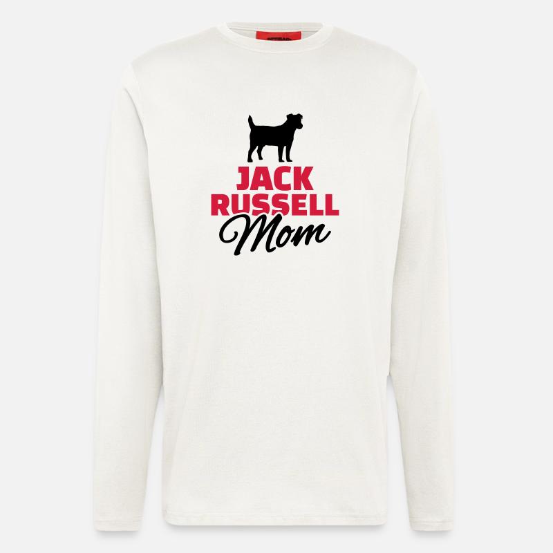 Jack Russel Mom - Longsleeve - made by SPREAD  - OFF WHITE