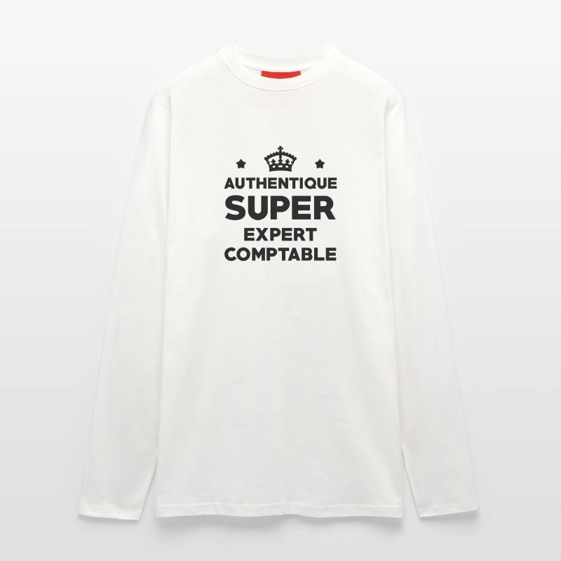 Expert Comptable / Comptabilité / Comptable / Manches longues bio décontracté fabriqué en UE