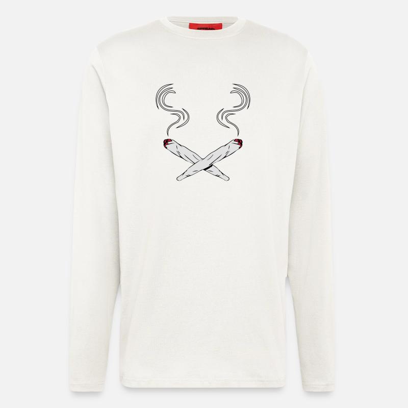 Kiffen joints design - Longsleeve - made by SPREAD  - OFF WHITE