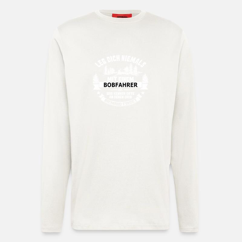 bobfahrer - Langarmshirt - made by SPREAD - OFF WHITE