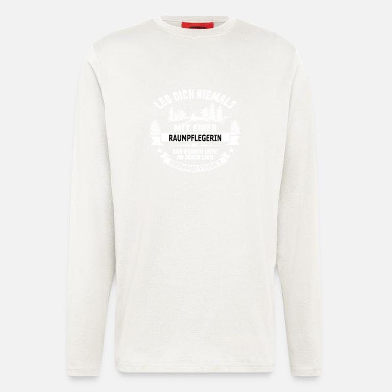 raumpflegerin - Langarmshirt - made by SPREAD  - OFF WHITE
