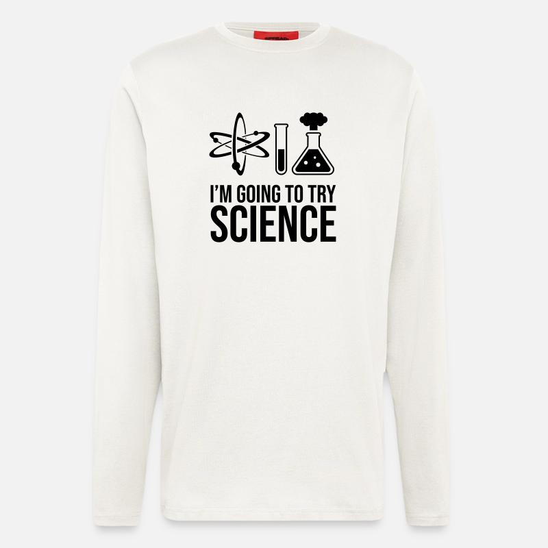 science - Longsleeve - made by SPREAD  - OFF WHITE