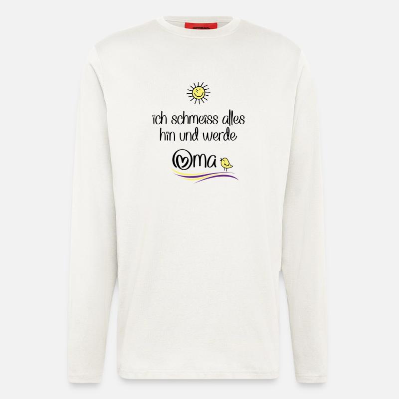Oma werden - Langarmshirt - made by SPREAD  - OFF WHITE