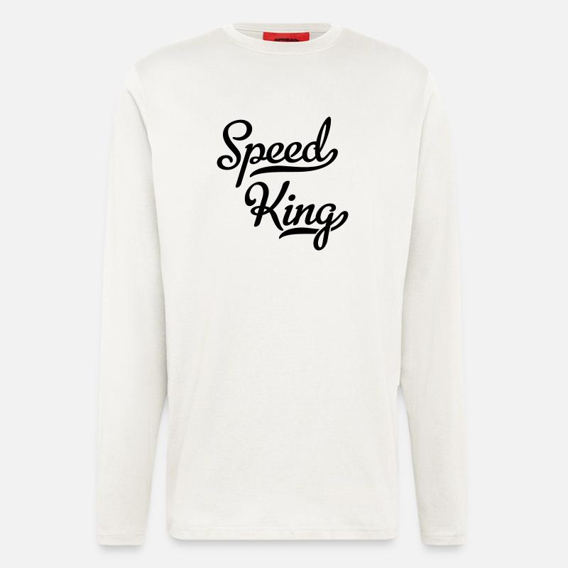 Speed King - Langarmshirt - made by SPREAD  - OFF WHITE
