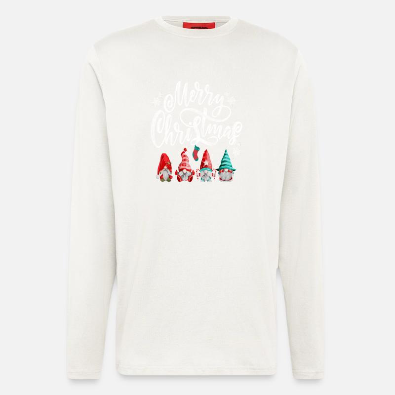 Merry christmas gnomes - Longsleeve - made by SPREAD - OFF WHITE