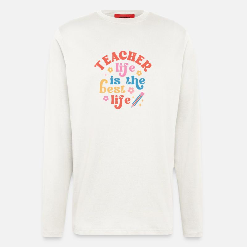 Lehrer - Langarmshirt - made by SPREAD  - OFF WHITE