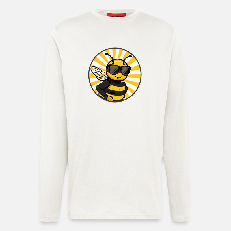 Bee Cool Comic - Longsleeve - made by SPREAD  - OFF WHITE