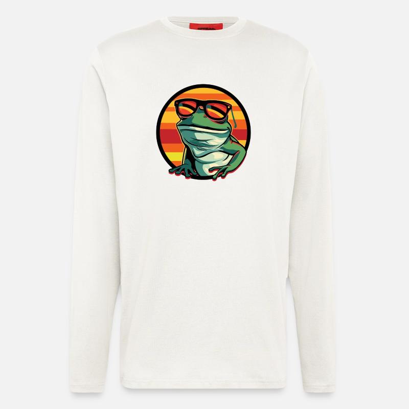 Frog Cool Comic - Longsleeve - made by SPREAD  - OFF WHITE