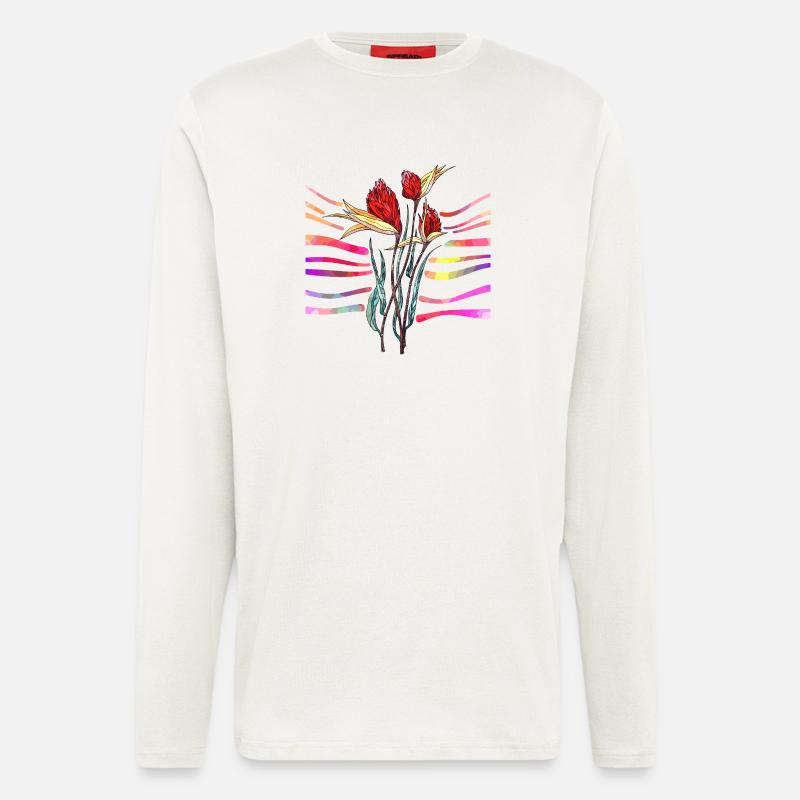 Flowers - Longsleeve - made by SPREAD  - OFF WHITE