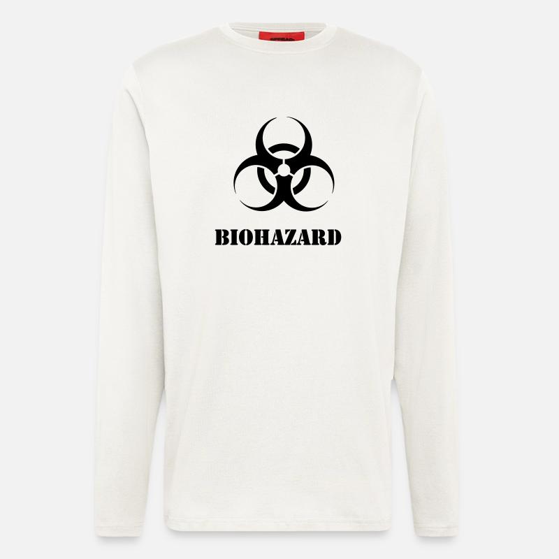 biohazard - Longsleeve - made by SPREAD  - OFF WHITE
