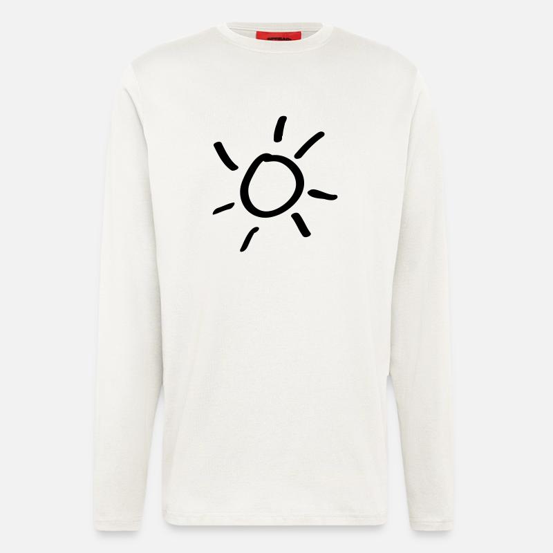 sonne - Langarmshirt - made by SPREAD  - OFF WHITE