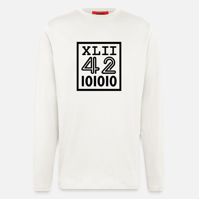 42 since romans (1c) - Langarmshirt - made by SPREAD  - OFF WHITE