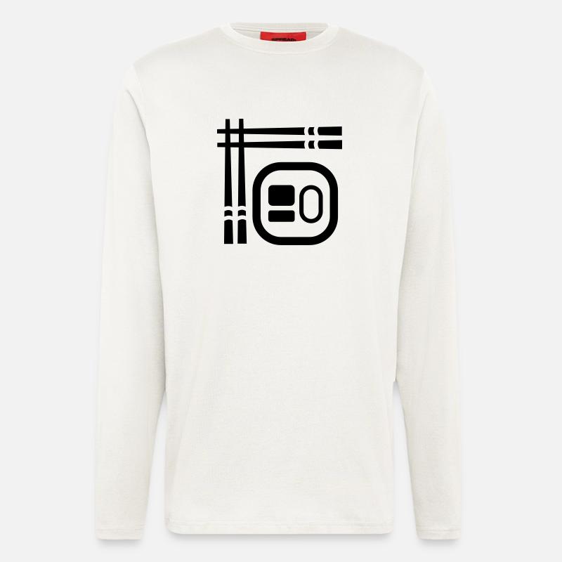 Sushi - Langarmshirt - made by SPREAD  - OFF WHITE