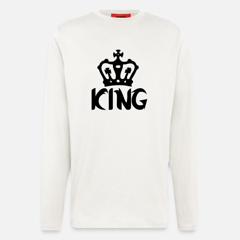 king krone - Langarmshirt - made by SPREAD  - OFF WHITE