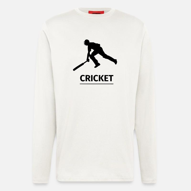 Cricket - Manches longues bio décontracté fabriqué en UE - OFF WHITE