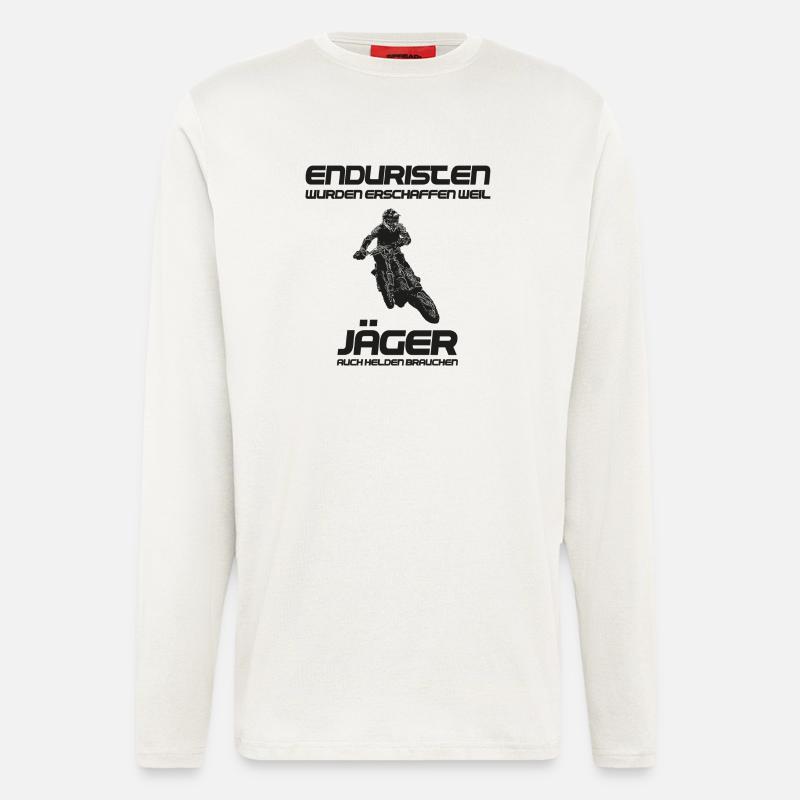 Enduro Helden - Langarmshirt - made by SPREAD  - OFF WHITE