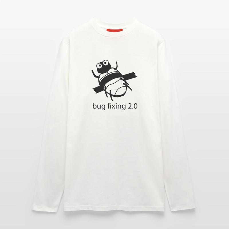 bug fixing einfarbig Langarmshirt - made by SPREAD 