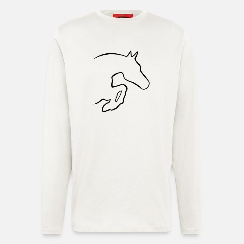 Springpferd - Langarmshirt - made by SPREAD  - OFF WHITE