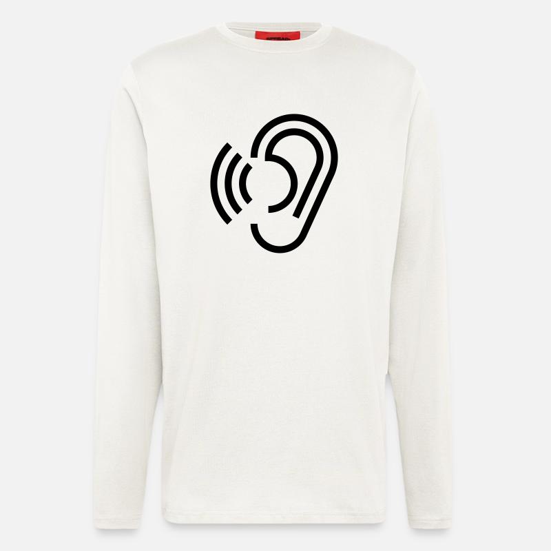 Ohr - Langarmshirt - made by SPREAD  - OFF WHITE