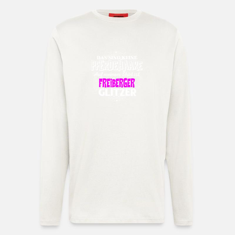FREIBERGER - Glitzer - Langarmshirt - made by SPREAD  - OFF WHITE
