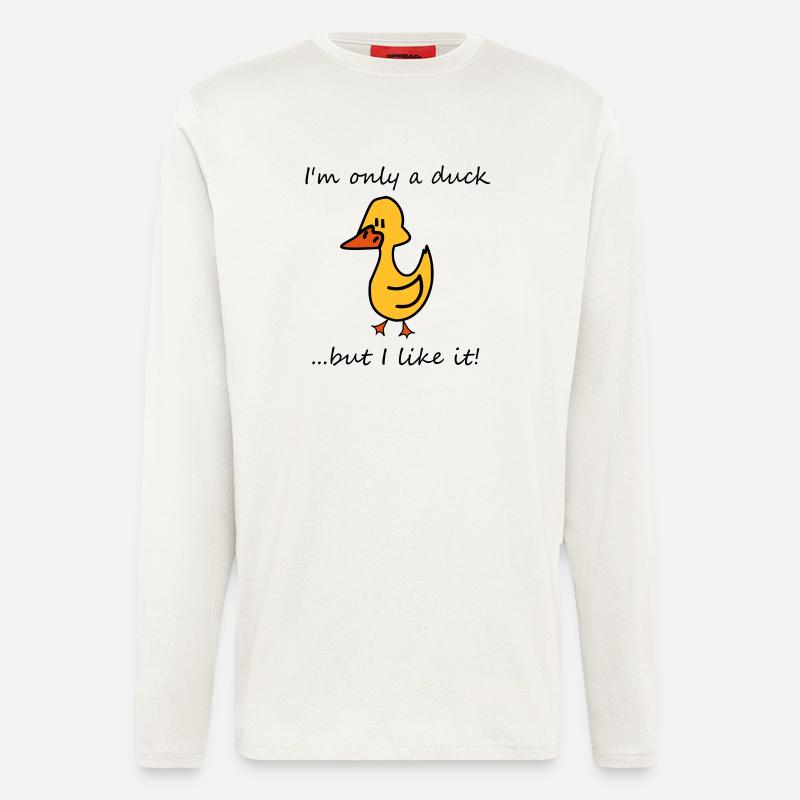 I'm only a duck - Longsleeve - made by SPREAD  - OFF WHITE