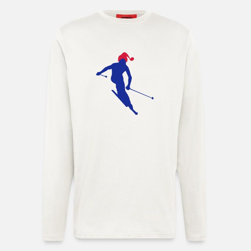 skifahrer - Langarmshirt - made by SPREAD  - OFF WHITE