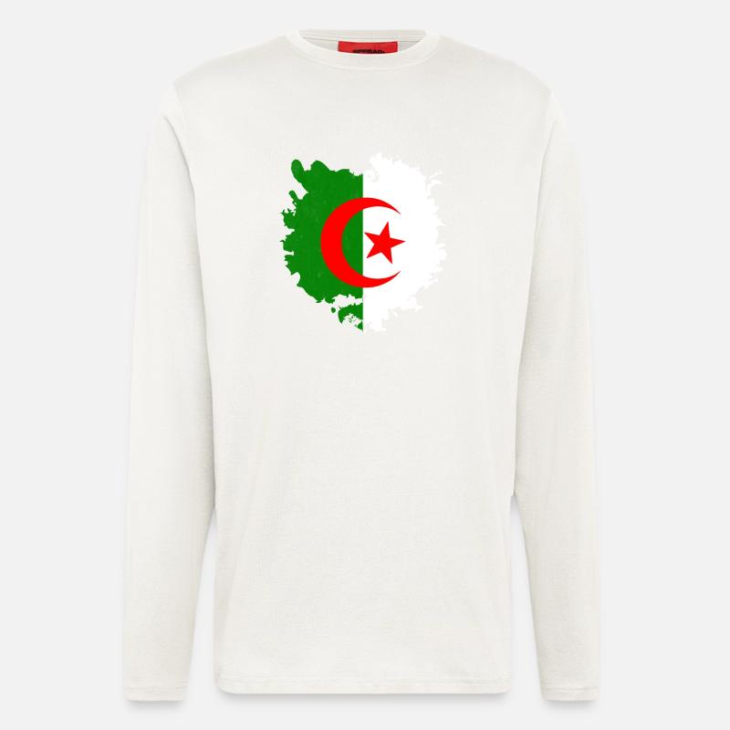Algerien - Langarmshirt - made by SPREAD  - OFF WHITE