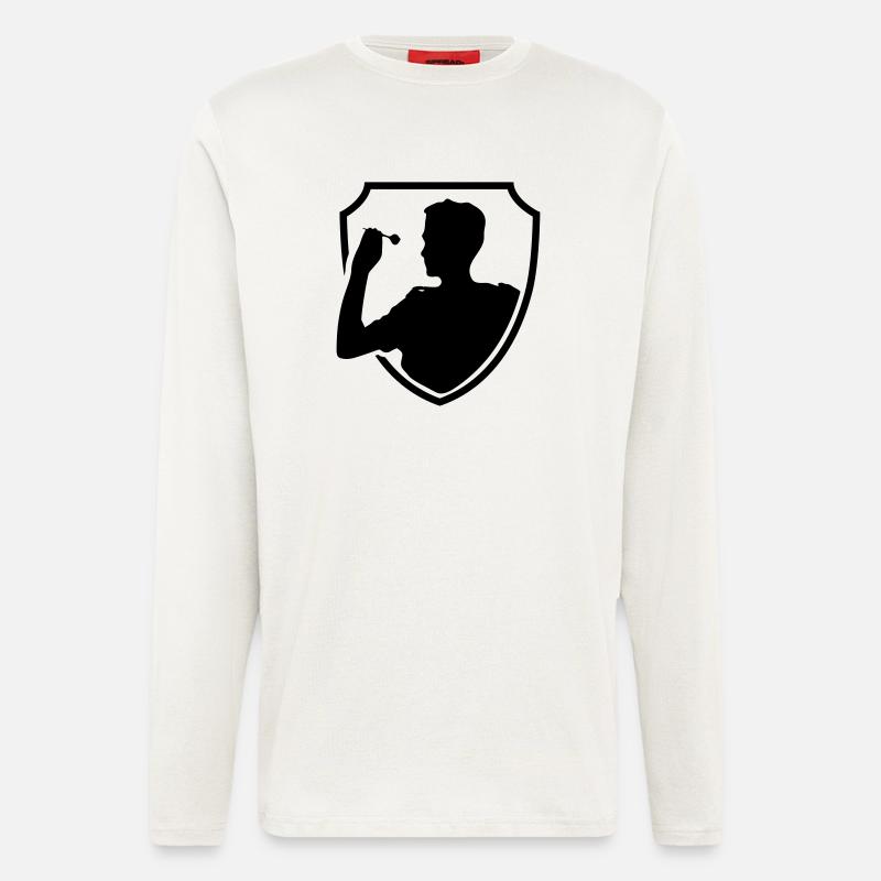Darts Spieler - Langarmshirt - made by SPREAD  - OFF WHITE