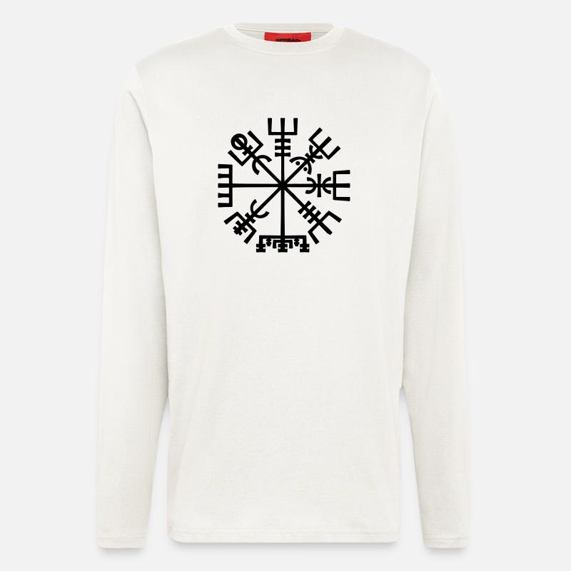 Viking Compass - Longsleeve - made by SPREAD  - OFF WHITE