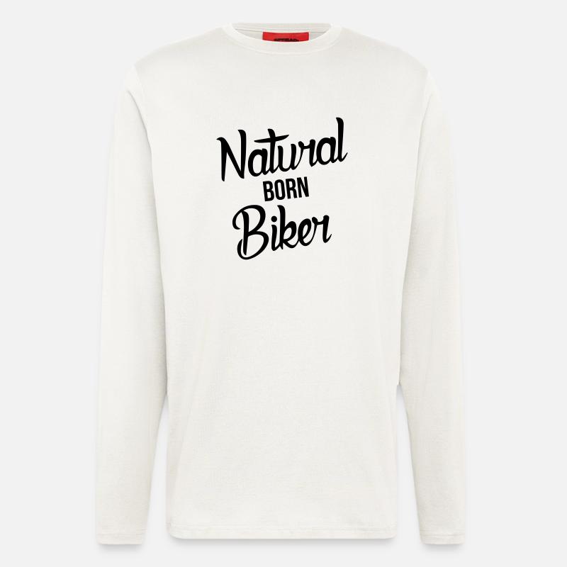 Natural Biker - Longsleeve - made by SPREAD  - OFF WHITE