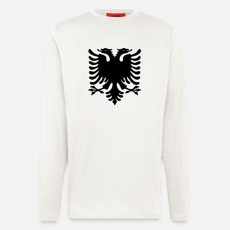 double-headed eagle - Longsleeve - made by SPREAD  - OFF WHITE