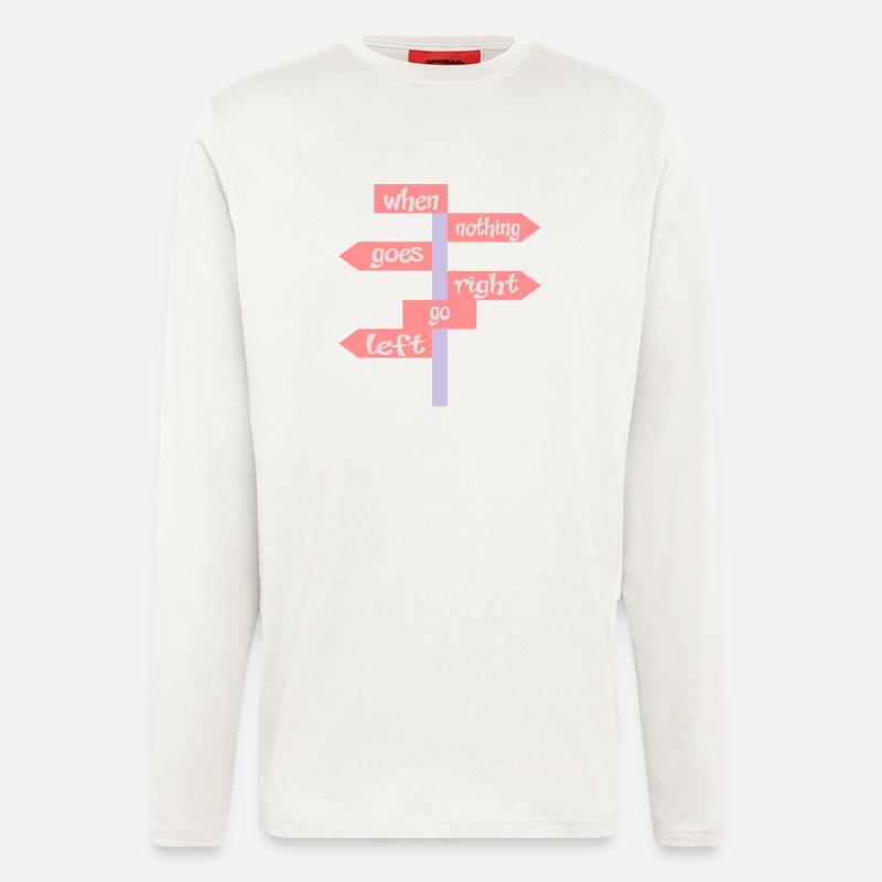 lustig - Langarmshirt - made by SPREAD  - OFF WHITE