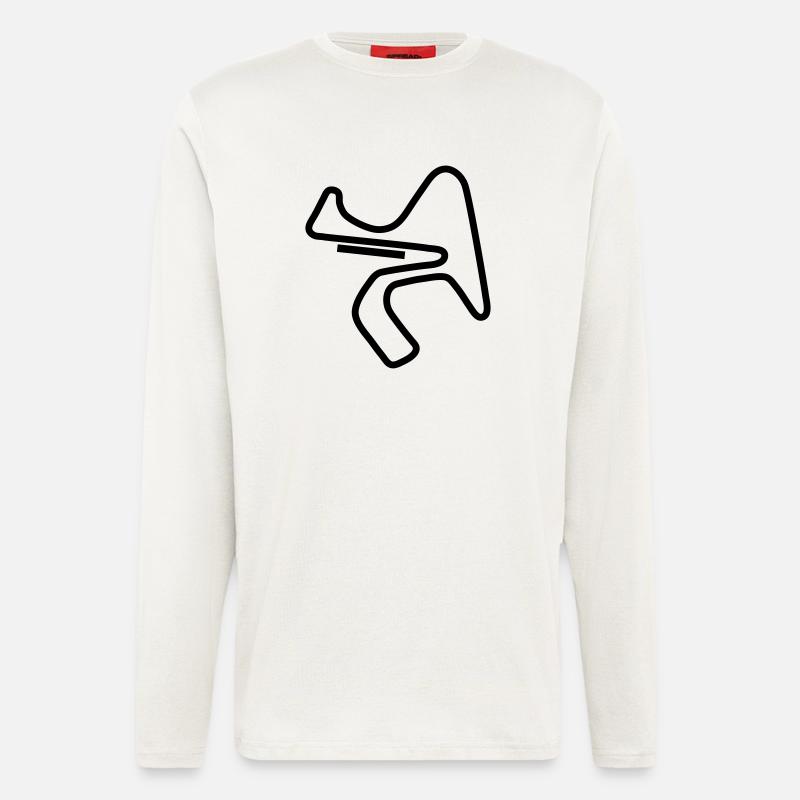 circuito_spagna_c1 - Longsleeve - made by SPREAD  - OFF WHITE