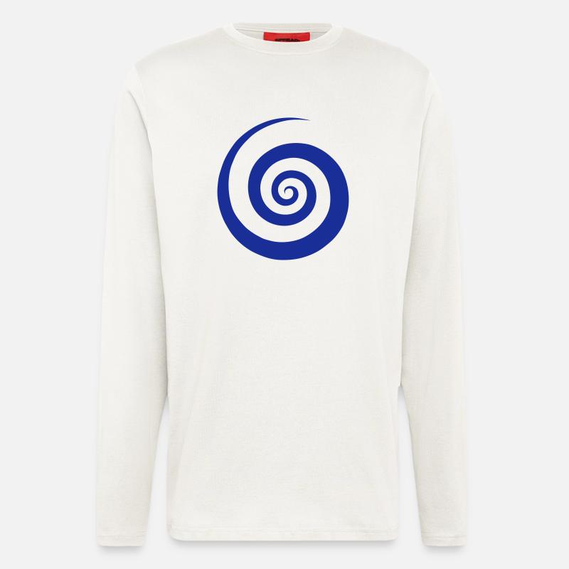 Spiral Pattern - Langarmshirt - made by SPREAD  - OFF WHITE