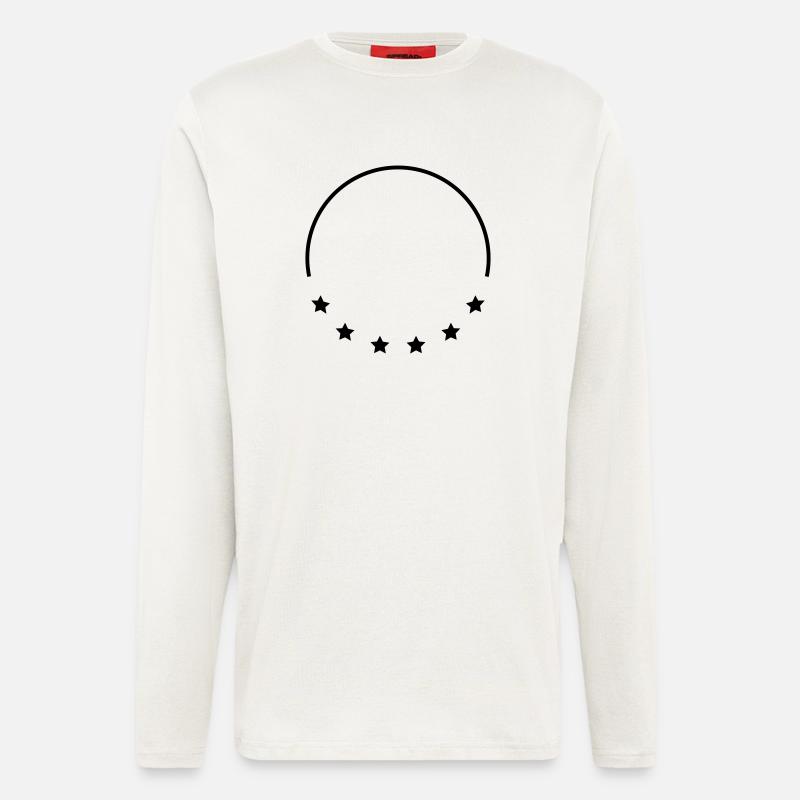 Stars Frame Design - Longsleeve - made by SPREAD  - OFF WHITE
