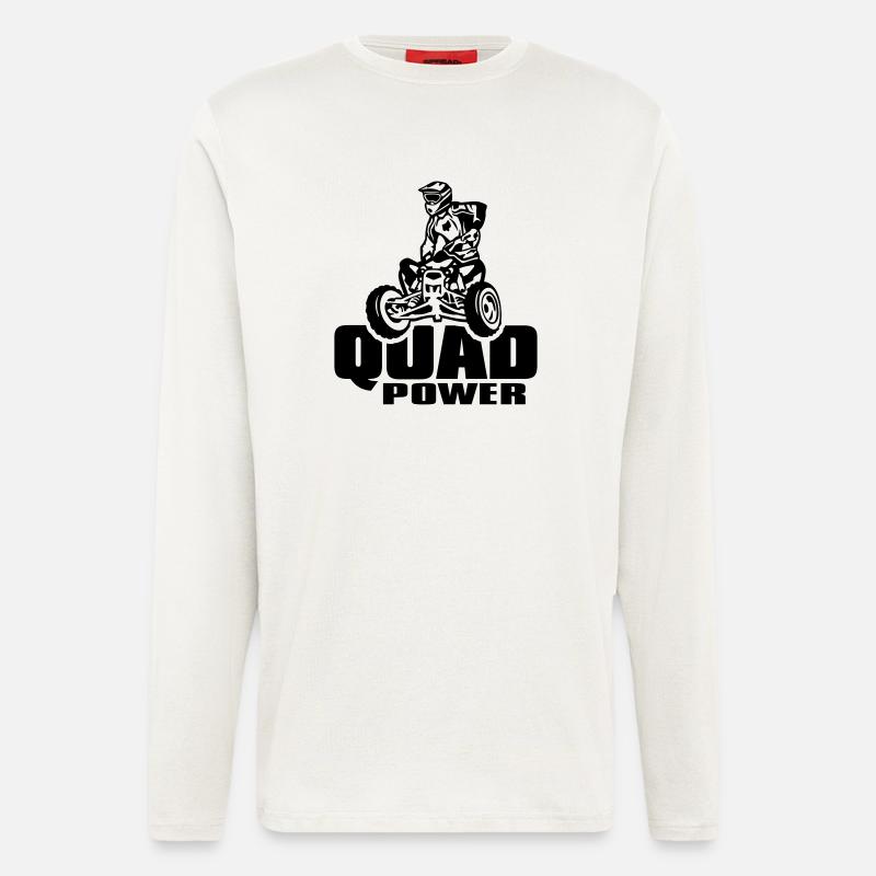 quad_power - Langarmshirt - made by SPREAD  - OFF WHITE