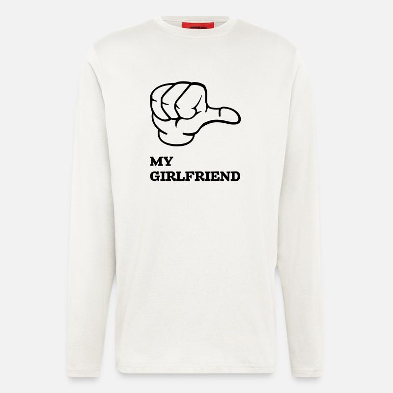 my_girlfriend - Langarmshirt - made by SPREAD  - OFF WHITE