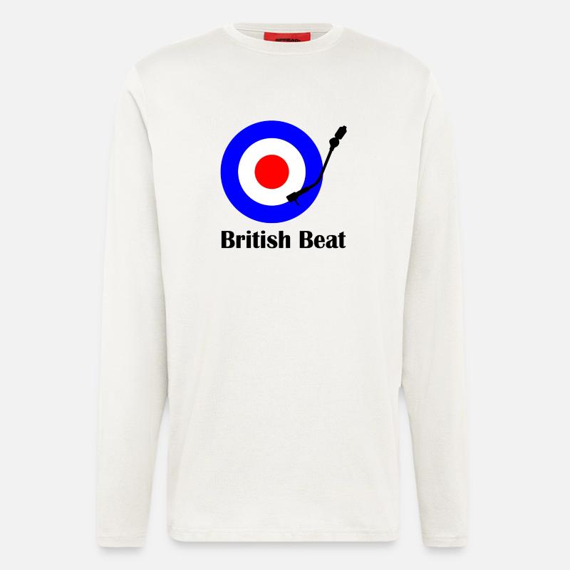 british beat - Langarmshirt - made by SPREAD  - OFF WHITE
