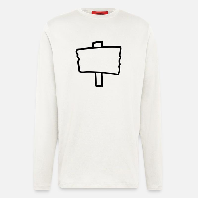 Shield wood frame - Longsleeve - made by SPREAD  - OFF WHITE