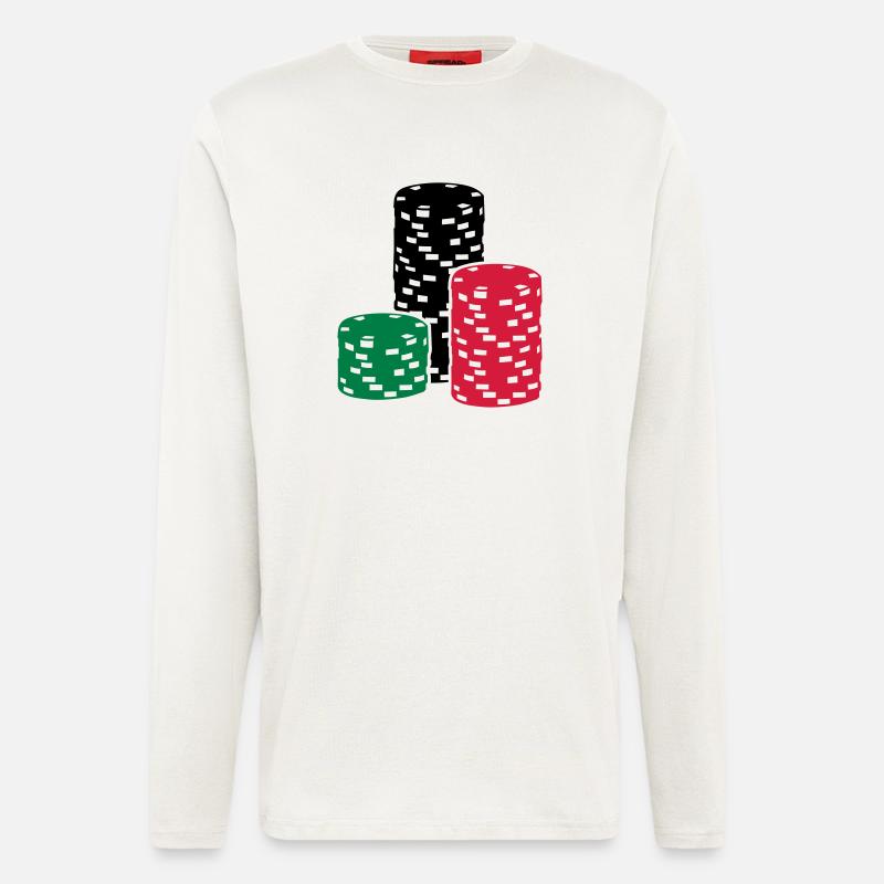 Poker - Longsleeve - made by SPREAD  - OFF WHITE
